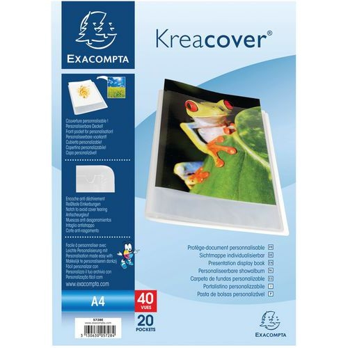 Protège-documents en PP semi rigide kreacover® 40 vues A4 - Image 2