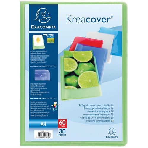 Protège-documents en PP semi rigide kreacover® 100 vues A4 - Image principale
