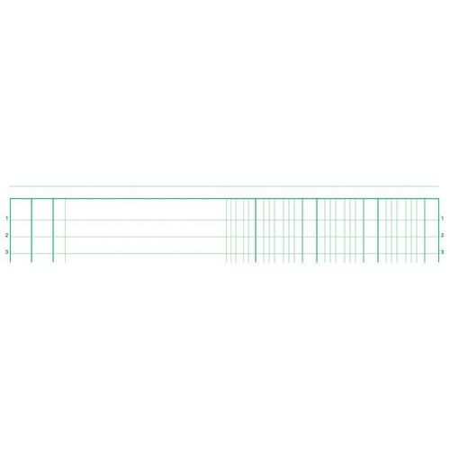 Lot de 5 Manifold 3 colonnes 29,7x21cm 50 feuillets dupli autocopiant - Image principale