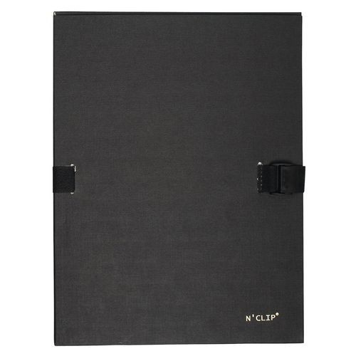 Lot de 10 chemises dos extensible n'clip Noir - Image principale