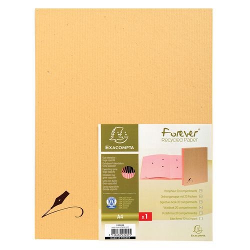 Lot de 5 Parapheur dos a soufflets forever - 20 compartiments - Image principale