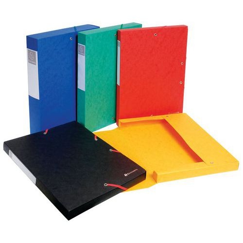 Set 10 boîtes exabox 25mm carte lustrée scotten A4 assorties - Image principale