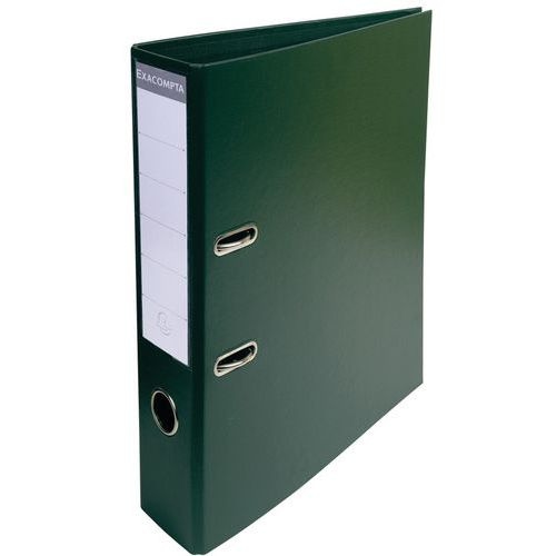 Lot de 10 classeurs à levier pvc a4 dos de 70mm Vert foncé - Image principale