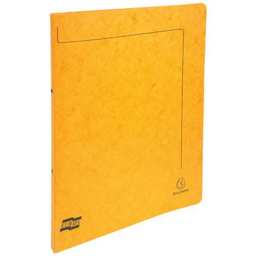 Lot de 10 classeurs 2 anneaux 15mm carte lustrée A4 Jaune - Image principale