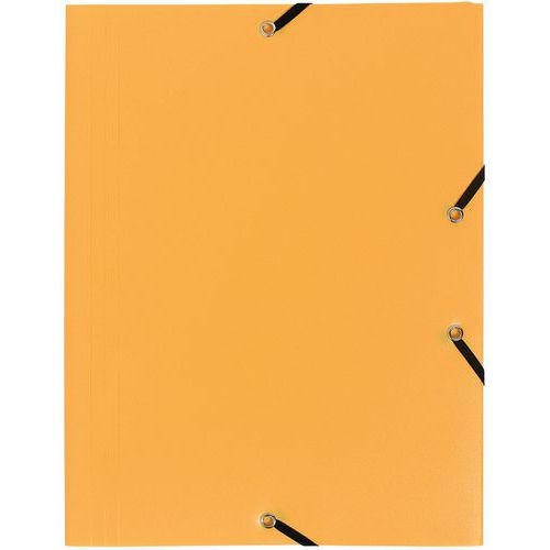Lot de 30 chemises à élastique 3 rabats PP 4/10e opaque eco A4 Jaune - Image principale