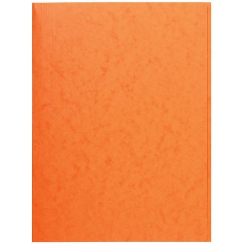 Lot de 25 chemises simple sans élastique avec 3 rabats 400gm² A4 Orange - Image principale