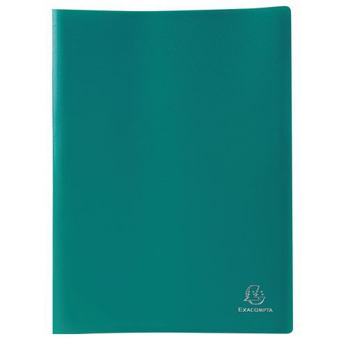 Lot de 8 Protège-documents en PP souple opaque 200 vues A4 Vert foncé - Image principale