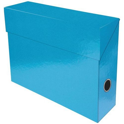 Lot de 5 boîtes transfert dos 90mm iderama Bleu clair - Image principale