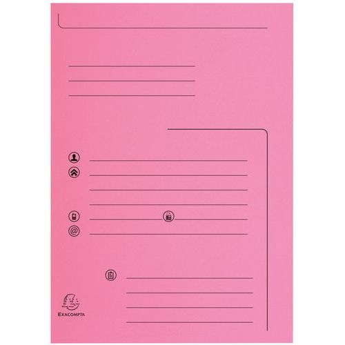 Paquet de 25 chemises 2 rabats super 250 contact - 24x32cm - Image 2