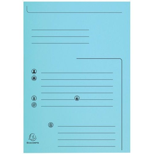 Paquet de 25 chemises 2 rabats super 250 contact - 24x32cm - Image 3