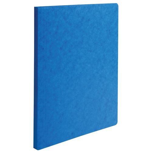Lot de 50 chemises a dos rainé carte lustrée 400gm² - 24x32cm Bleu - Image principale
