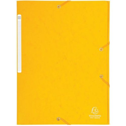 Lot de 25 chemises maxi capacity carte lustrée 425gm²  A4 Jaune - Image principale