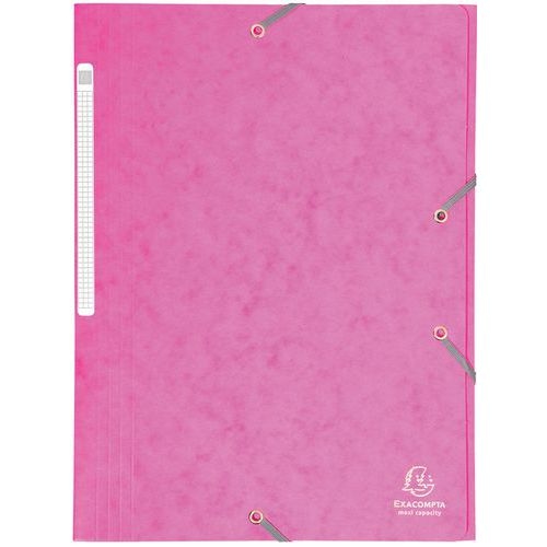 Chemise à élastiques maxi capacity carte lustrée 425gm²  A4 - Image 2