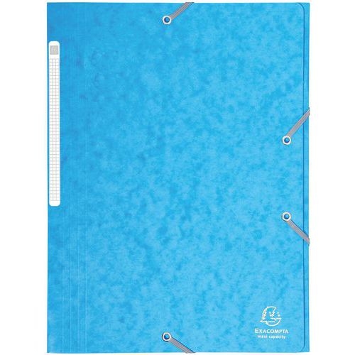 Lot de 25 chemises maxi capacity carte lustrée 425gm²  A4 Turquoise - Image principale