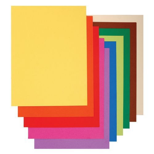 Set 100 sous-chemises flash 80 100% recyclé 22x31cm Assorti (lot de 10) - Image principale
