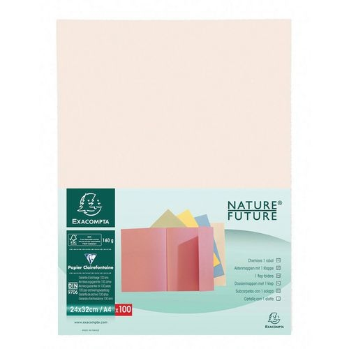 Lot de 5 paquets 100 chemises 1 rabat super 180 - 24x32cm Bulle - Image principale