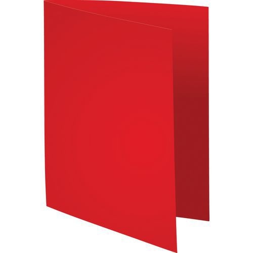 Lot de 5 Chemises foldyne 180 à bord décalé Rouge - Image principale