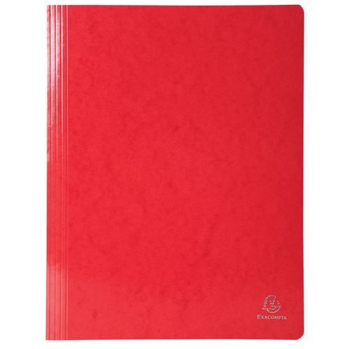 Lot de 25 chemises à lamelle pelliculée 355gm² iderama A4 Rouge - Image principale