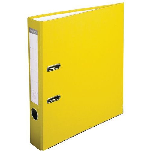 Lot de 20 classeurs à levier polypropylène dos de 50mm A4 Jaune - Image principale