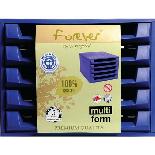 The box ouvert forever pp bleu cobalt - Image principale