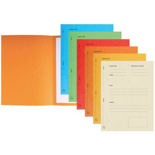 Paquet de 25 dossiers de plaidoirie pour/contre 25x32cm - Image principale