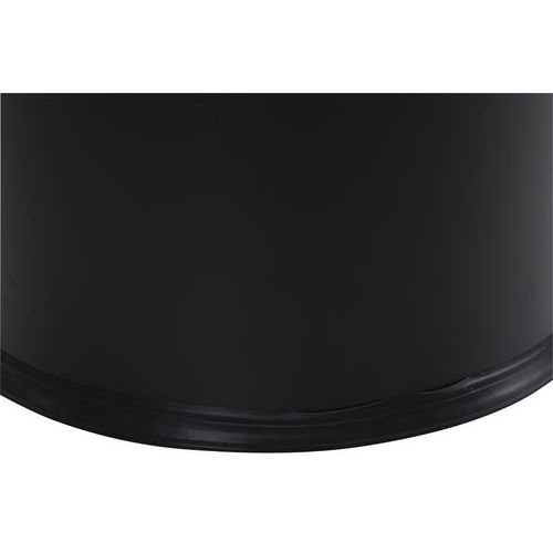 Corbeille à papier métal Noir - 8 L, 15 L ou 30 L - Manutan Expert - Image 4