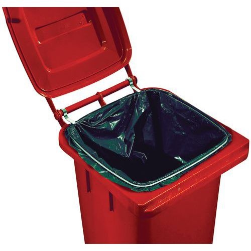 Housse grise pour conteneur -  Déchet léger - 85 à 1000 L - Image 2