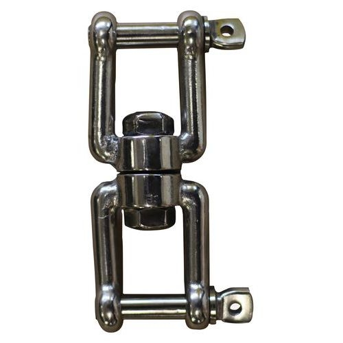 Émerillon en inox AISI 316 - 2 chapes - Image principale