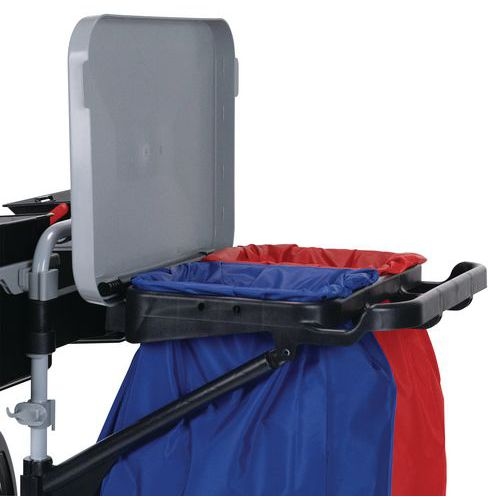 Chariot de lavage avec presse couvercle et sac plastifié - 2 seaux 4 L - Image 10
