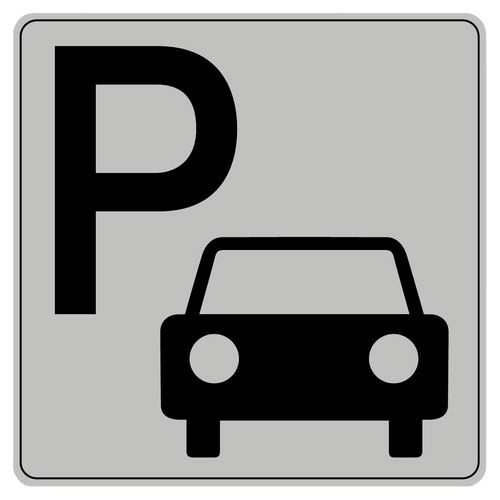 Panneau d’information standardisé ISO 7001 'parking' - Image principale