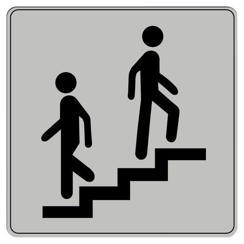 Pictogramme en polystyrène ISO 7001 - Escalier - Image principale