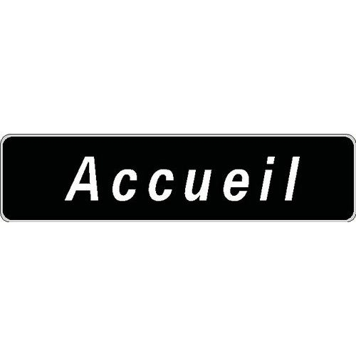 Panneau directionnel standard - Accueil - Longueur 500 mm - Image 2