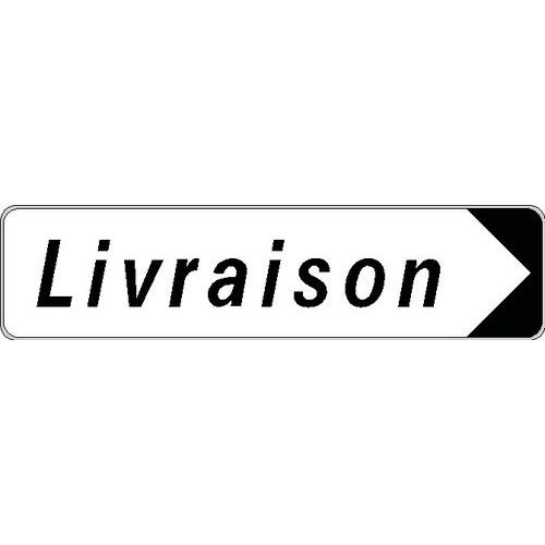 Panneau directionnel standard - Livraison - Longueur 500 mm - Image 2