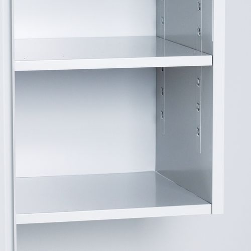Armoire d'entretien grande largeur coloris gris - Image 4