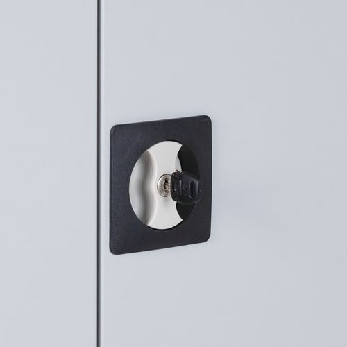 Armoire d'entretien grande largeur coloris gris - Image 8
