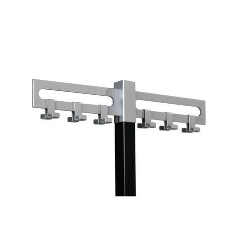 Lot 5 jeu patères Montana - Nbr patère : 5 - Argent - Image 2