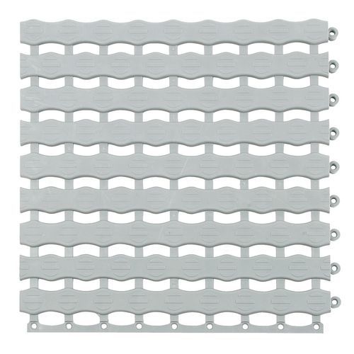 Caillebotis collectifs 27 dalles 33.3 x 33.3 cm - Gris - Image principale