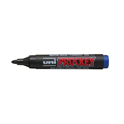 Marqueur permanent Prockey Uni-ball pointe ogive - bleu - Image principale