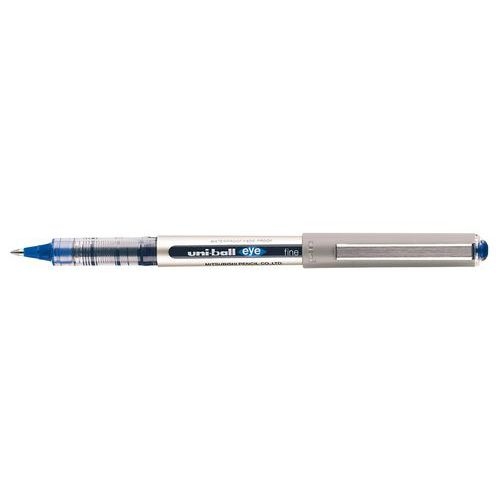 Roller encre liquide EYE Uni-ball pointe métal pointe moyenne 0.7 mm - Bleu - Image principale