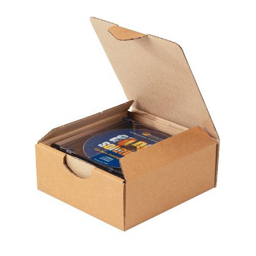 Boîte d'expédition carton kraft multi-usages - À languette - Havane - Image 6
