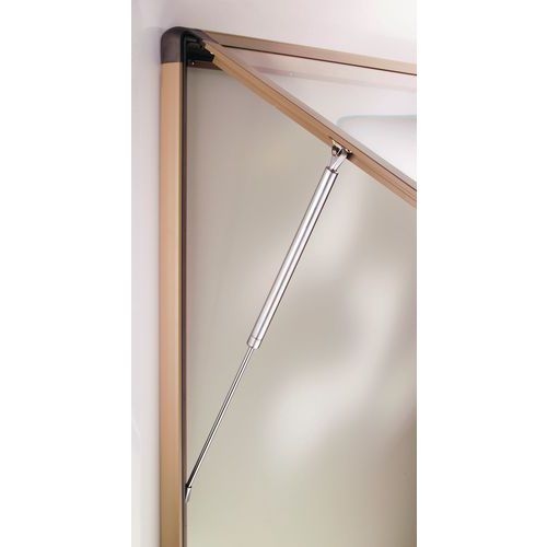 Vitrine d'extérieur Antares à l'italienne - Fond aluminium - Porte en verre de sécurité - Image 2