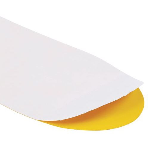 Lot de 10 Autocollant marquage au sol 10 pieds 300x100 jaune - Manutan - Image 3