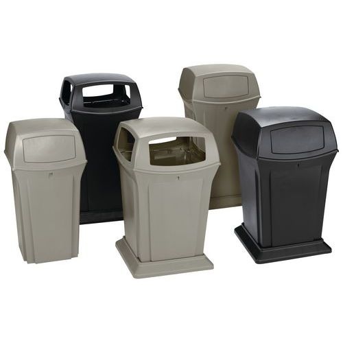 Conteneur Ranger Rubbermaid Noir - Image 4