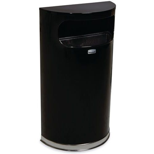 Collecteur Design demi-lune avec bac plastique Rubbermaid - Image principale