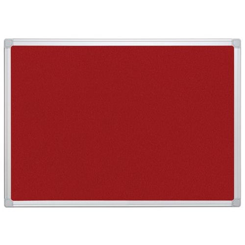 Panneau d'affichage textile - Rouge - Image principale