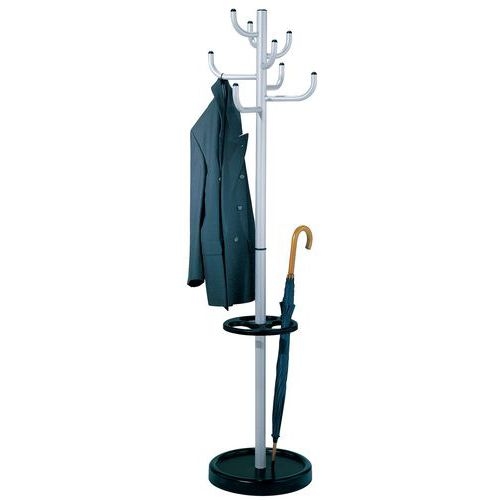 Portemanteau Sierra 8 patères en aluminium coloris noir - Image 2