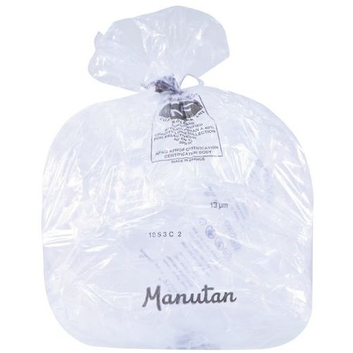 Sac-poubelle transparent - Déchet lourd - 30 à 110 L - Manutan Expert - Image 2