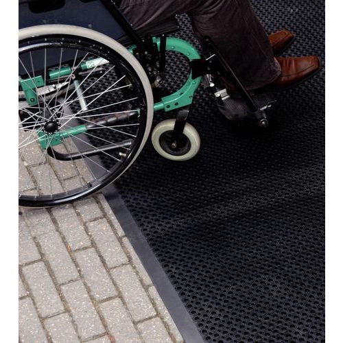 Tapis caillebotis caoutchouc à bords biseautés - Notrax - Image 3