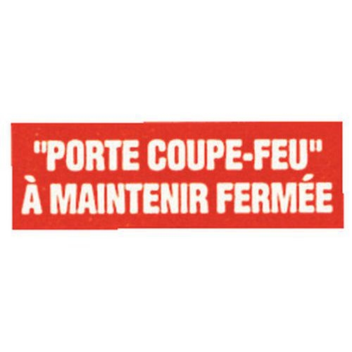 Panneau anti-incendie - "Porte coupe-feu à maintenir fermée" - Rigide - Image principale