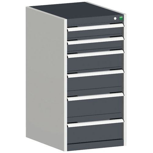 Armoire d'atelier à tiroirs Bott SL-86 - 7 tiroirs, dimensions L800xP650xH1000 mm - Bott - Image 10
